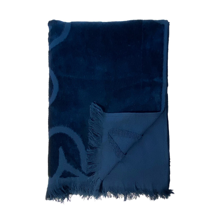 Le Comptoir De La Plage Serviette De Plage éponge Velours Ciselée Zapato - Taille L