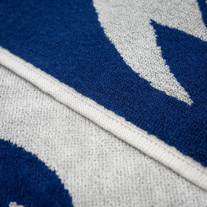 Le Comptoir De La Plage Serviette De Plage éponge Velours Jacquard Beige 90x170 400g/m² - Likoma