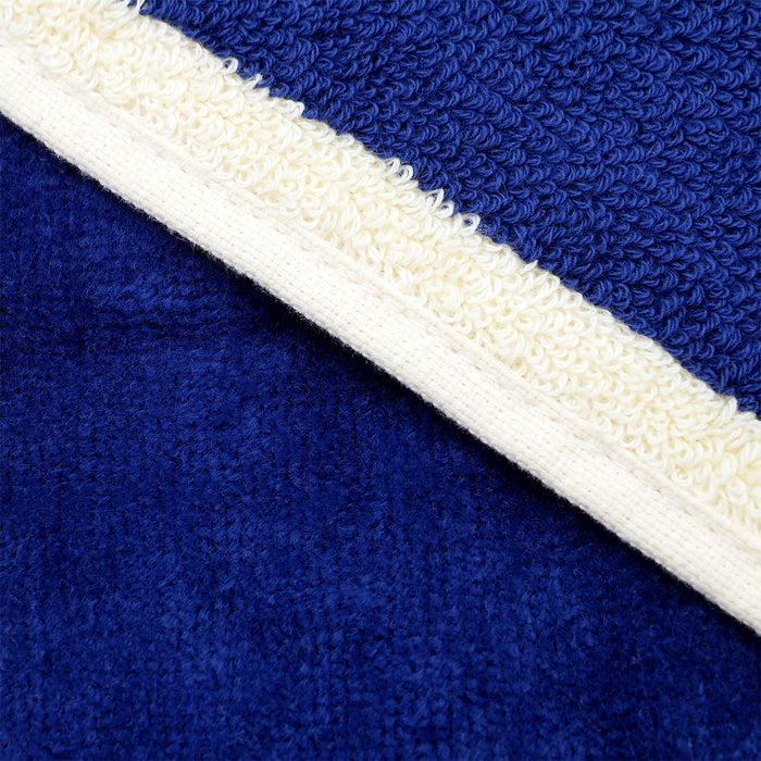 Le Comptoir De La Plage Serviette De Plage éponge Velours Jacquard Bleu 100x175 470g/m² - Kapados