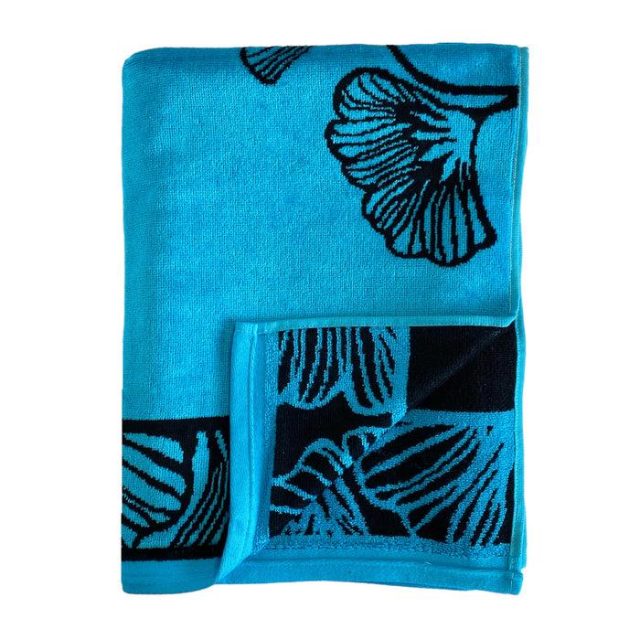 Le Comptoir De La Plage Serviette De Plage éponge Velours Jacquard Bradford - Taille L