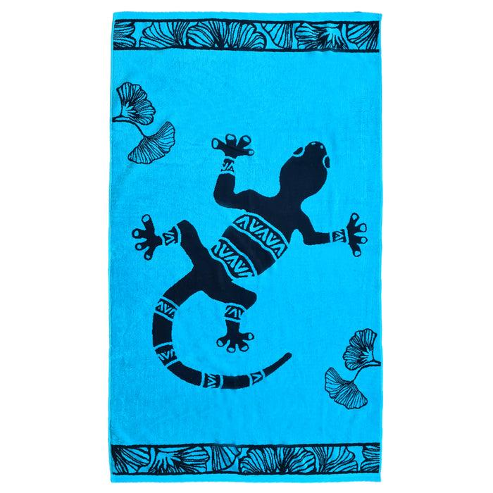 le comptoir de la plage Serviette de plage éponge Velours Jacquard Bradford - Taille L