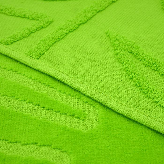 Le Comptoir De La Plage Serviette De Plage éponge Velours Jacquard Ciselé Vert 90x170 340g/m² - Klang