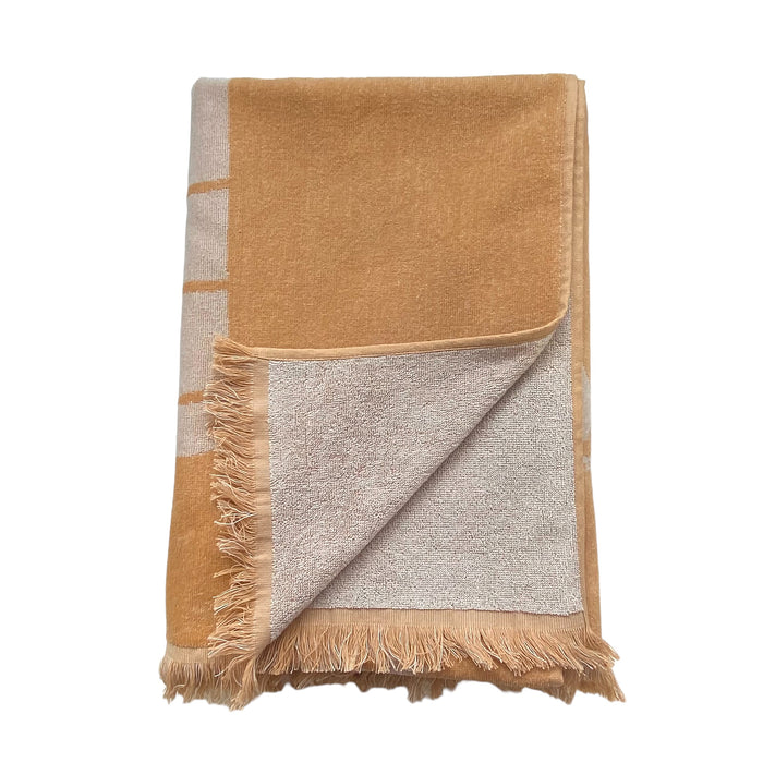 Le Comptoir De La Plage Serviette De Plage éponge Velours Jacquard Cocobeach - Taille L