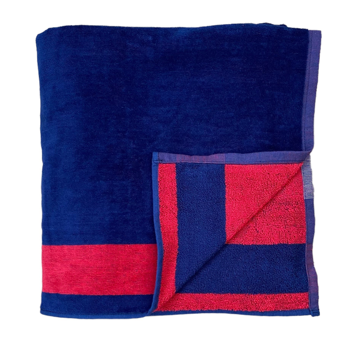 Le Comptoir De La Plage Serviette De Plage éponge Velours Jacquard Conigli - Taille XL