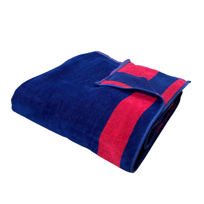 Le Comptoir De La Plage Serviette De Plage éponge Velours Jacquard Conigli - Taille XL