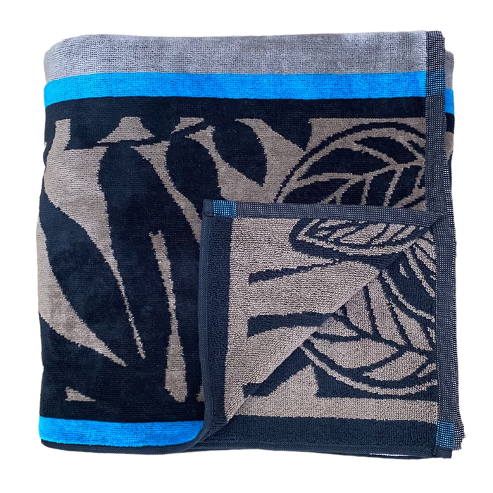 Le Comptoir De La Plage Serviette De Plage éponge Velours Jacquard Escondido - Taille XL