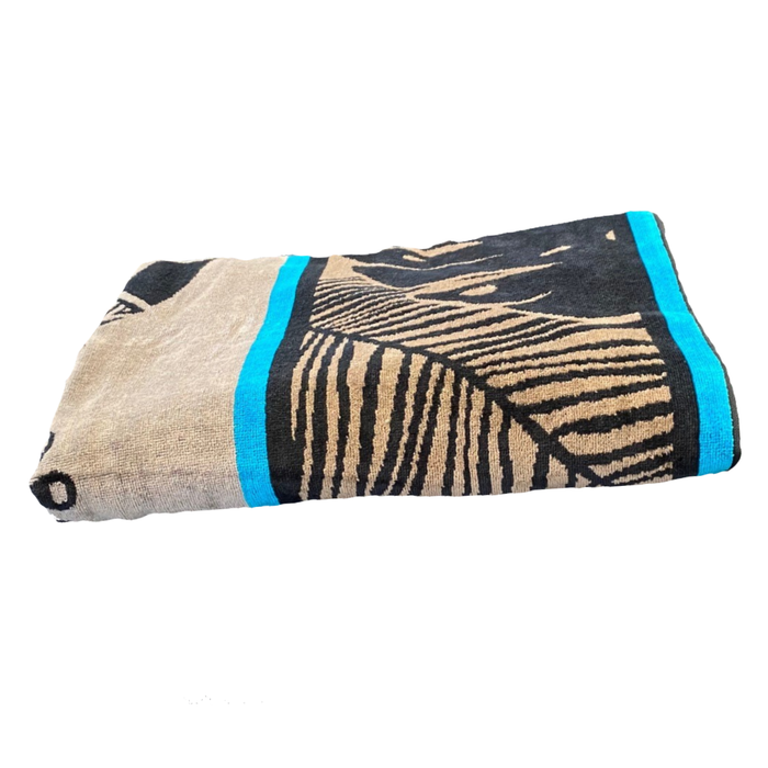 Le Comptoir De La Plage Serviette De Plage éponge Velours Jacquard Escondido - Taille XL