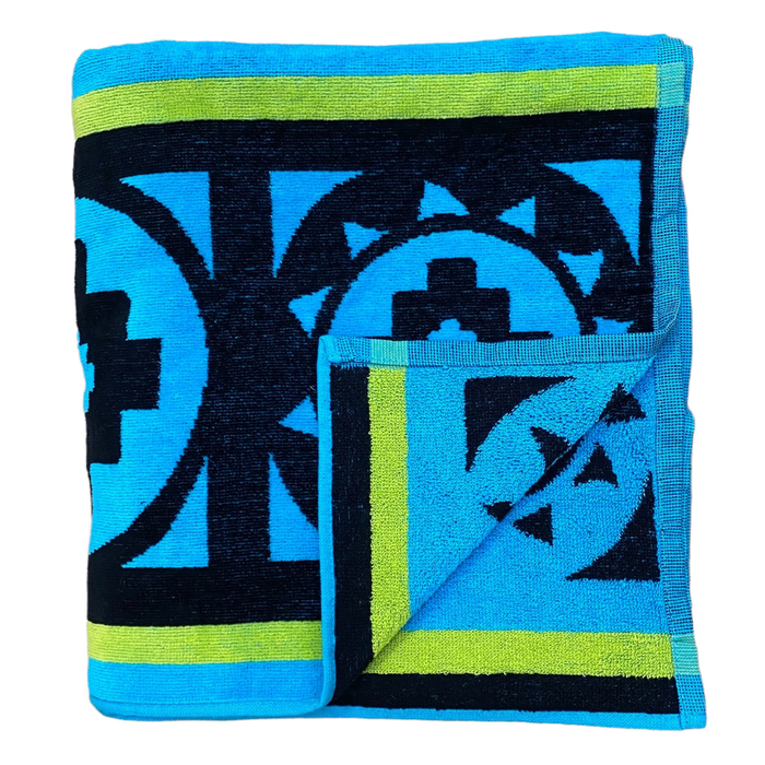 Le Comptoir De La Plage Serviette De Plage éponge Velours Jacquard Guadalmar - Taille XL