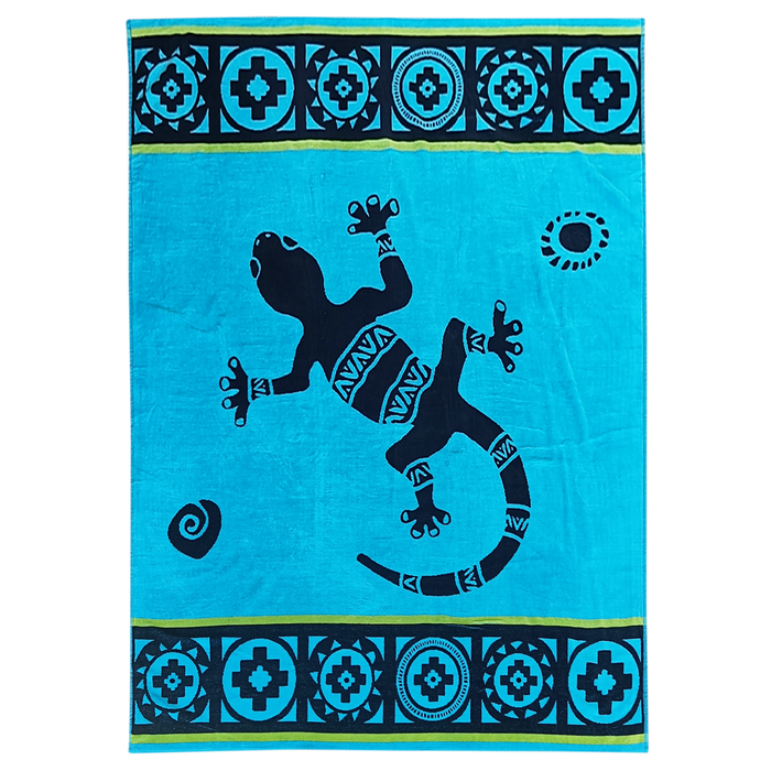 le comptoir de la plage Serviette de plage éponge Velours Jacquard Guadalmar - Taille XL