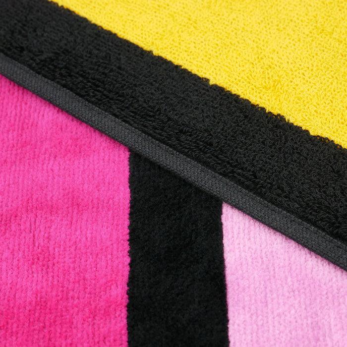 Le Comptoir De La Plage Serviette De Plage éponge Velours Jacquard Happy Chic - Taille XL