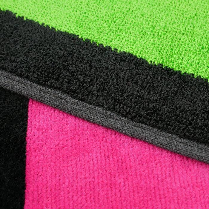 Le Comptoir De La Plage Serviette De Plage éponge Velours Jacquard Happy Fresh - Taille L 100x175cm