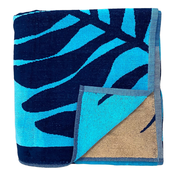 Le Comptoir De La Plage Serviette De Plage éponge Velours Jacquard Harrington - Taille XL