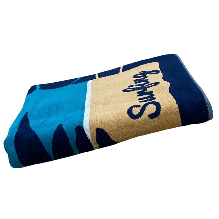 Le Comptoir De La Plage Serviette De Plage éponge Velours Jacquard Harrington - Taille XL