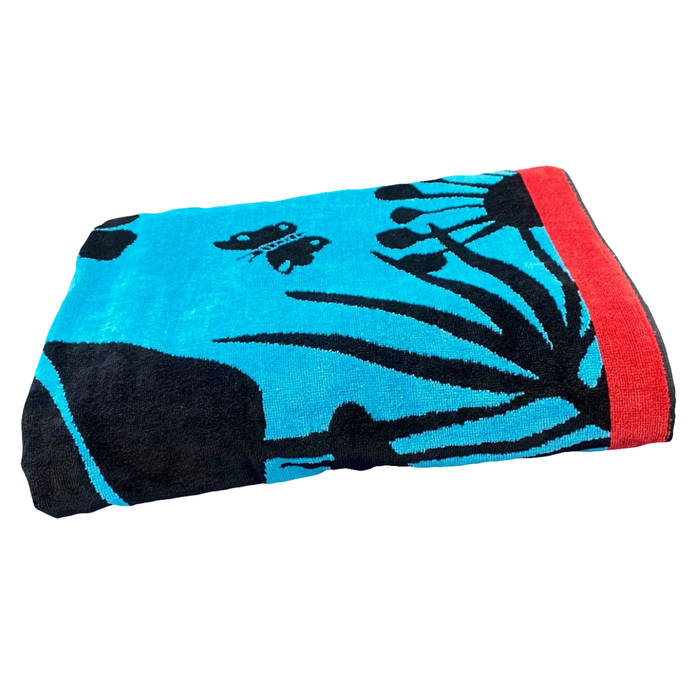 Le Comptoir De La Plage Serviette De Plage éponge Velours Jacquard Kala - Taille XL