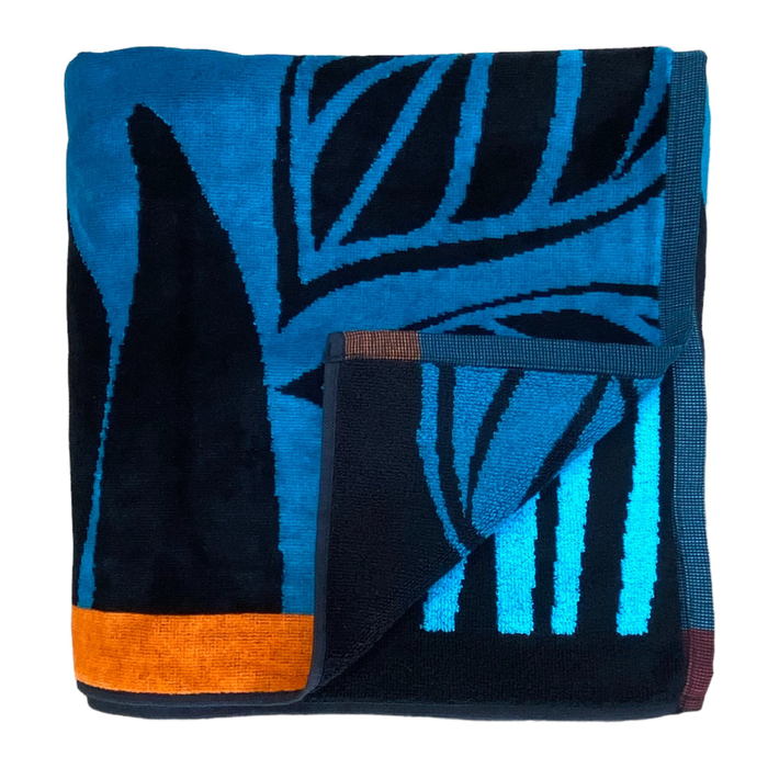 Le Comptoir De La Plage Serviette De Plage éponge Velours Jacquard Kala - Taille XL