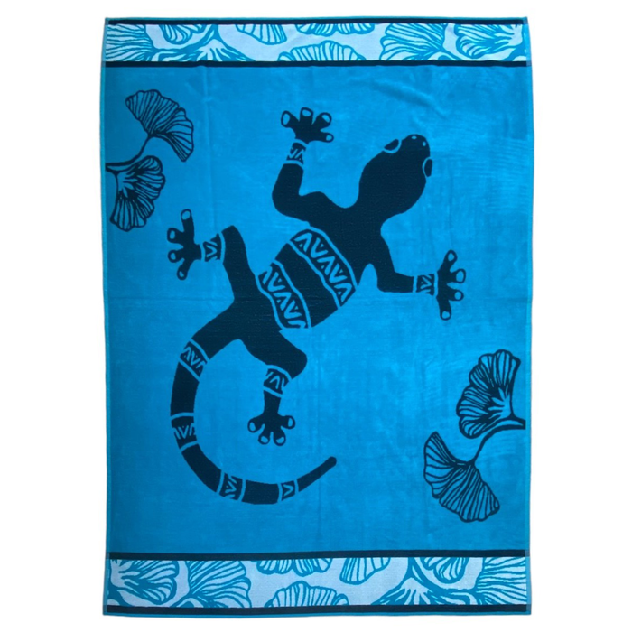 le comptoir de la plage Serviette de plage éponge Velours Jacquard Kaly - Taille XL