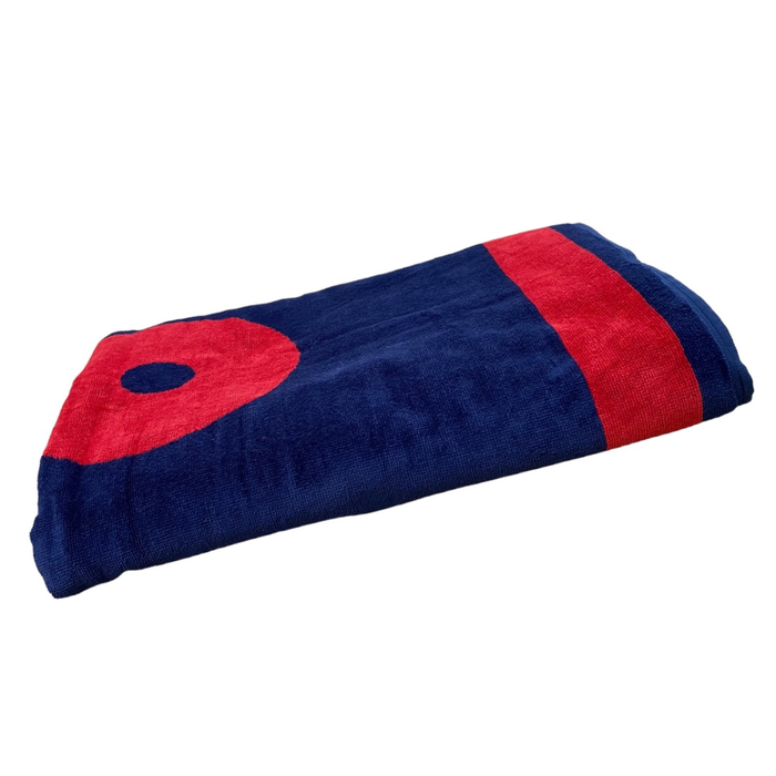 Le Comptoir De La Plage Serviette De Plage éponge Velours Jacquard Kirby - Taille L