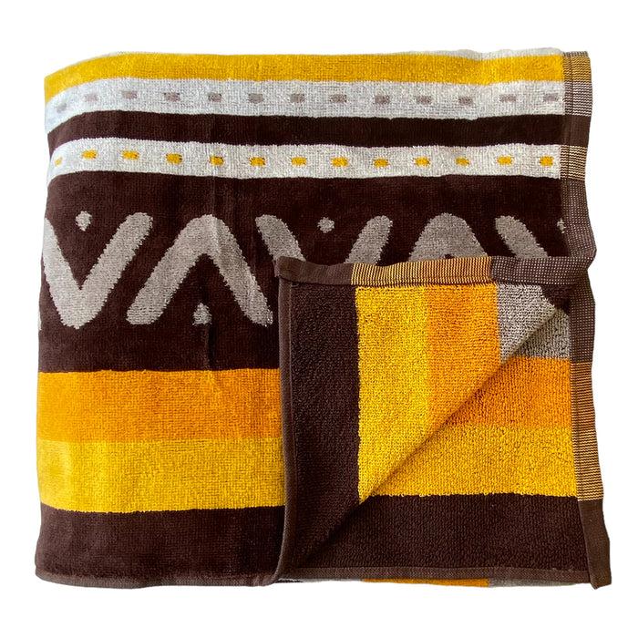 Le Comptoir De La Plage Serviette De Plage éponge Velours Jacquard Macarena - Taille XL