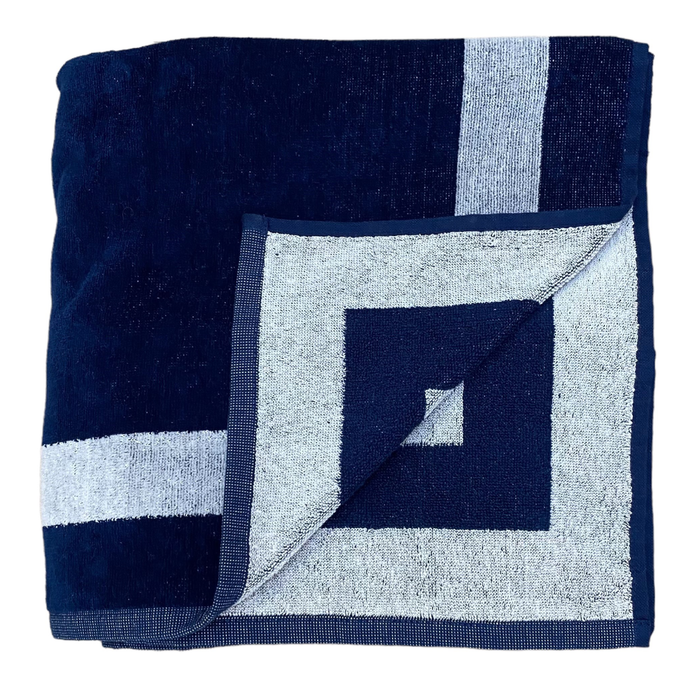 Le Comptoir De La Plage Serviette De Plage éponge Velours Jacquard Madison - Taille XL