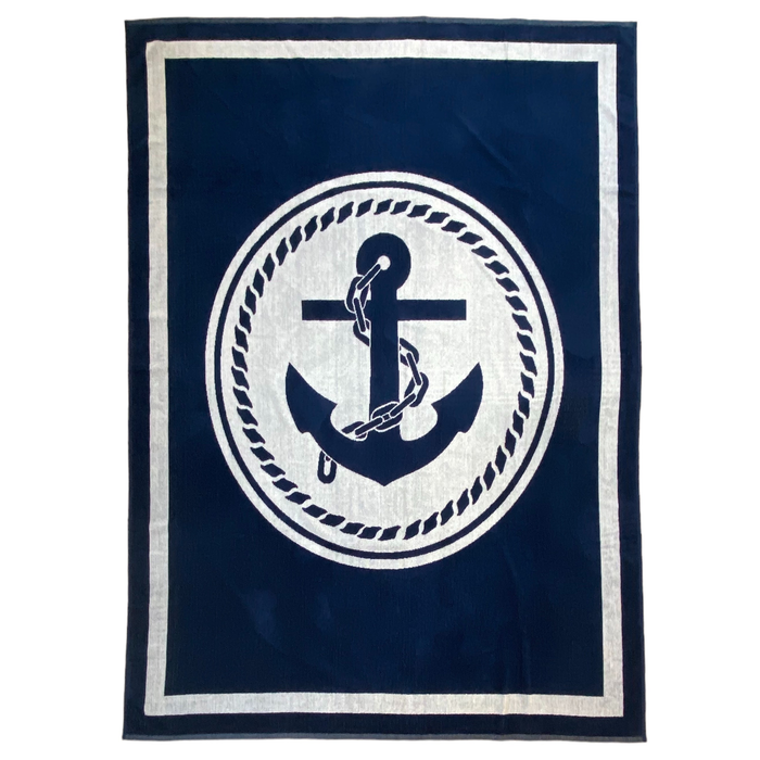 le comptoir de la plage Serviette de plage éponge Velours Jacquard Madison - Taille XL