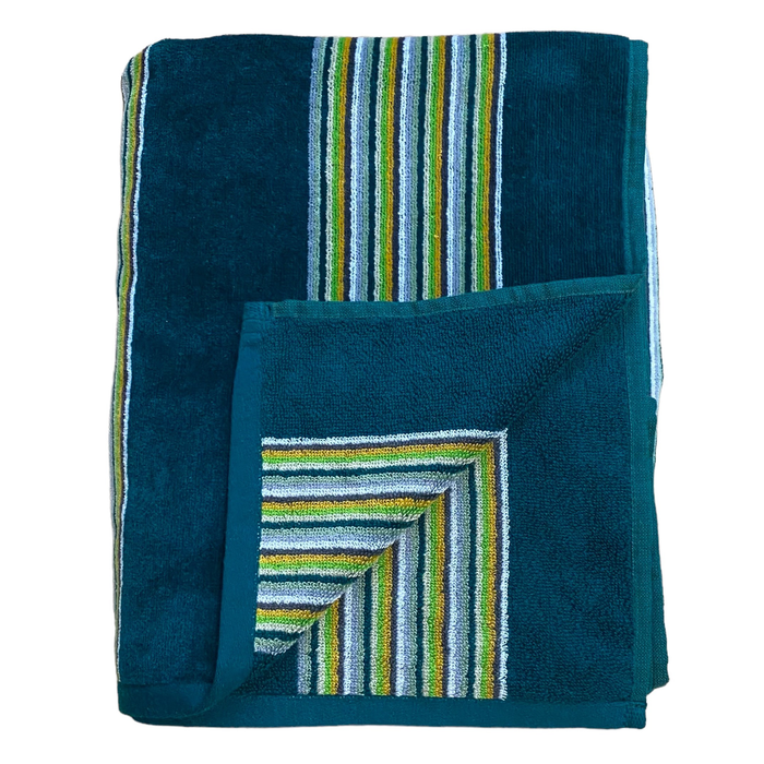 Le Comptoir De La Plage Serviette De Plage éponge Velours Jacquard Milonga Lake - Taille XL