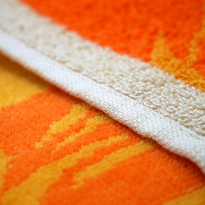 Le Comptoir De La Plage Serviette De Plage éponge Velours Jacquard Orange 90x170 400g/m² - Frutti