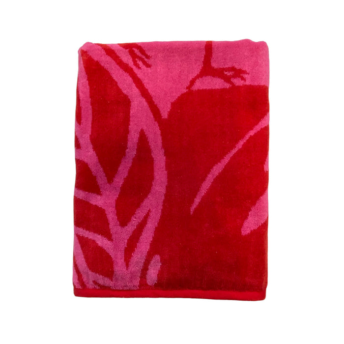 Le Comptoir De La Plage Serviette De Plage éponge Velours Jacquard Pizzaro 90x160 400g/m²