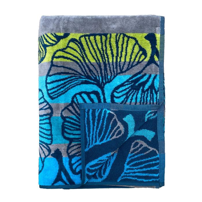 Le Comptoir De La Plage Serviette De Plage éponge Velours Jacquard Playamar - Taille L