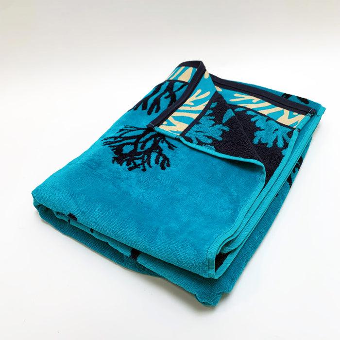 Le Comptoir De La Plage Serviette De Plage éponge Velours Jacquard Princesa - Taille L