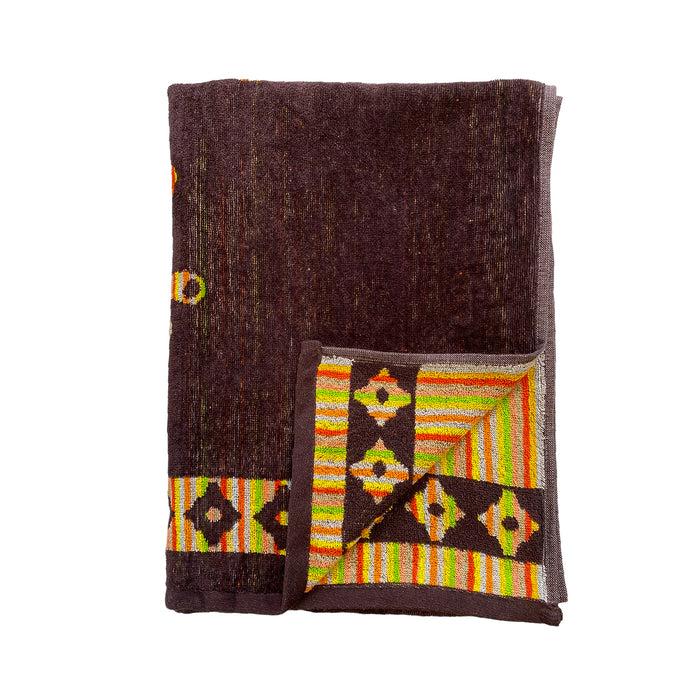 Le Comptoir De La Plage Serviette De Plage éponge Velours Jacquard Salango Taille L 90x160cm