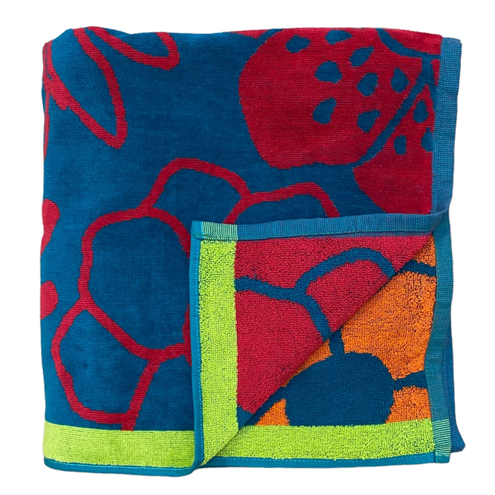 Le Comptoir De La Plage Serviette De Plage éponge Velours Jacquard Samana - Taille XL