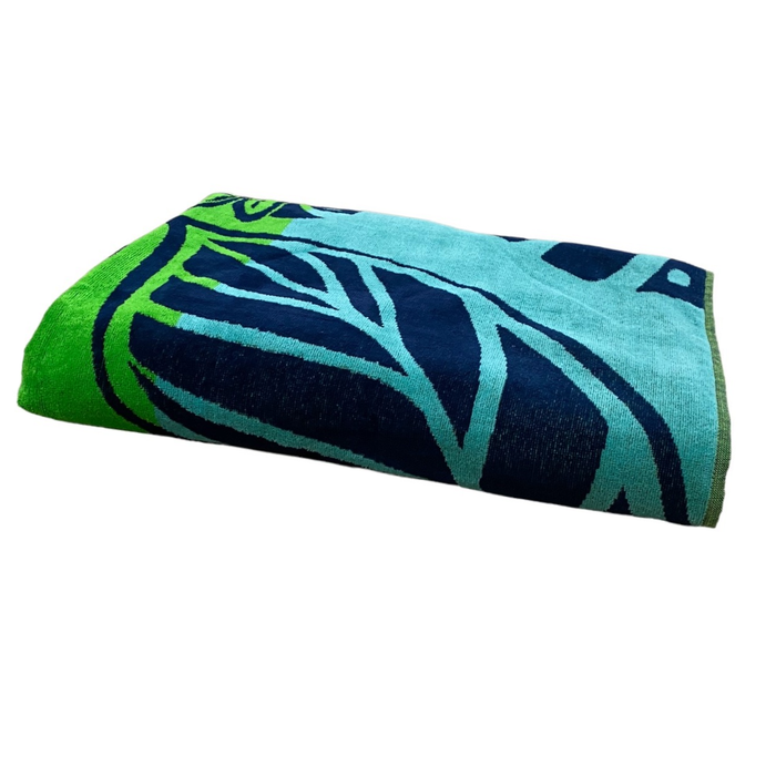 Le Comptoir De La Plage Serviette De Plage éponge Velours Jacquard Strany - Taille XL