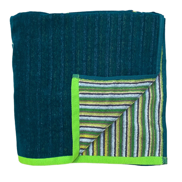 Le Comptoir De La Plage Serviette De Plage éponge Velours Jacquard Tusculum - Taille XL