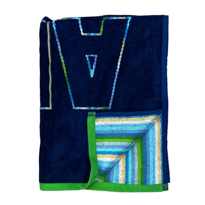 Le Comptoir De La Plage Serviette De Plage éponge Velours Jacquard Vany 75x150cm