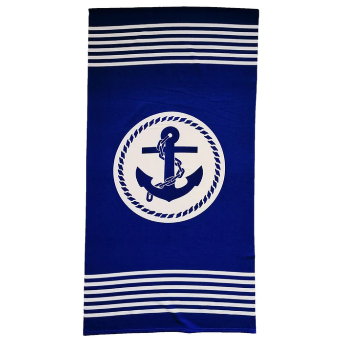 le comptoir de la plage Serviette de plage microfibre 100% polyester Calais