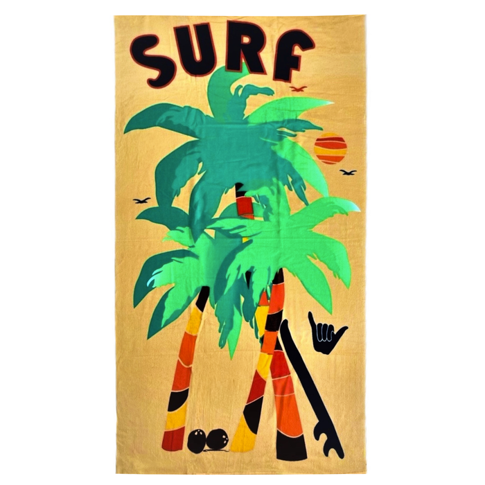 le comptoir de la plage Serviette de plage microfibre 100% polyester Kokos