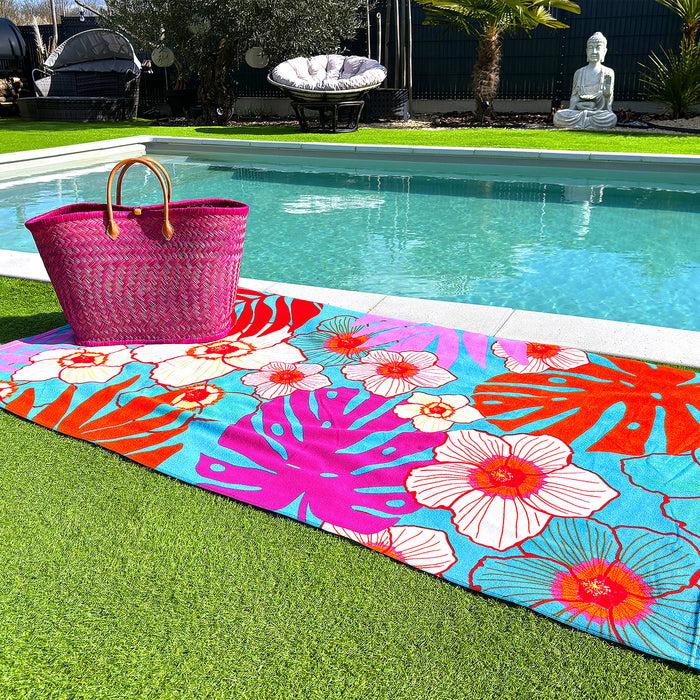 Le Comptoir De La Plage Serviette De Plage Microfibre Belleza 90x170cm