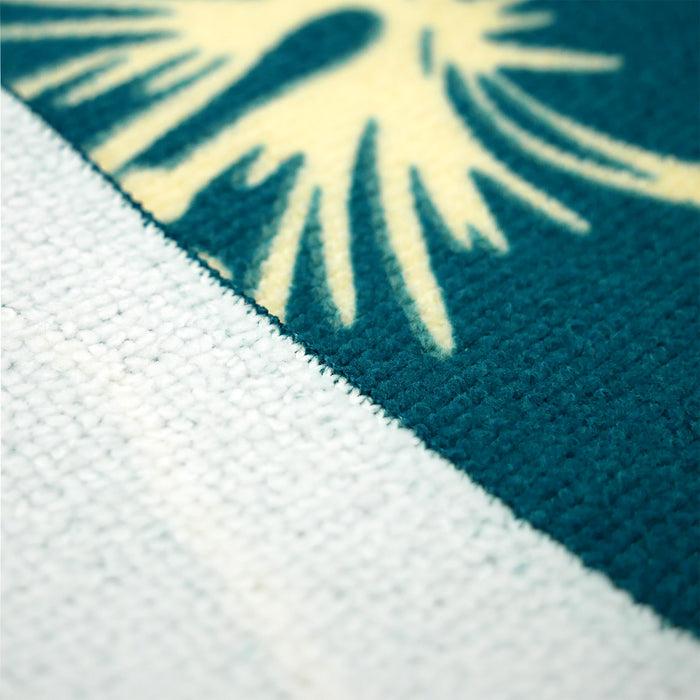 Le Comptoir De La Plage Serviette De Plage Microfibre Bleu 90x170 220g/m² - Serifos