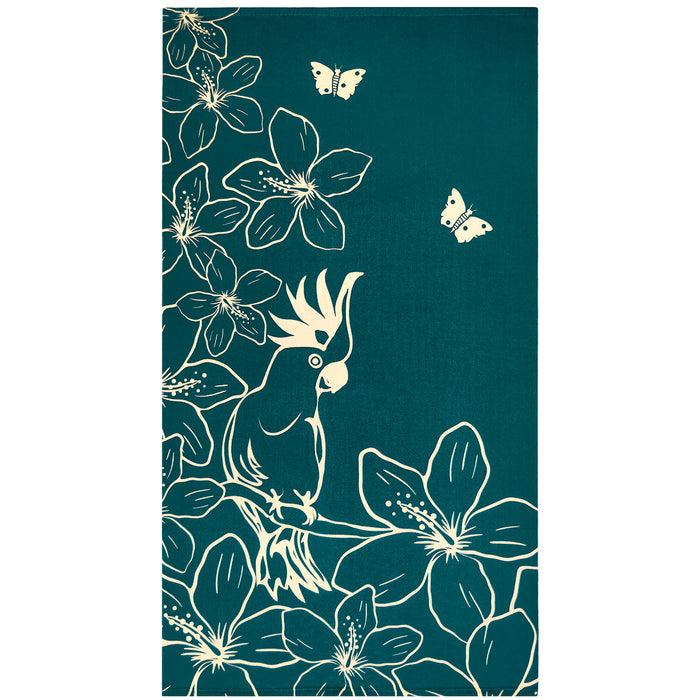 le comptoir de la plage Serviette de plage microfibre Bleu 90x170 220g/m² - Serifos