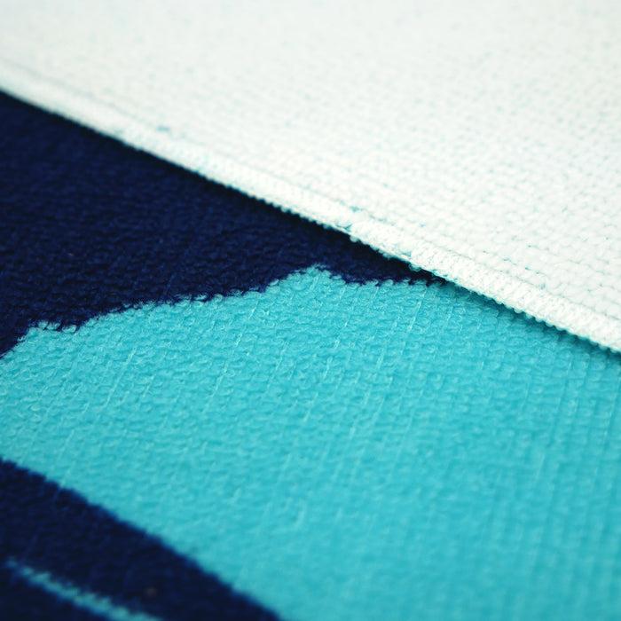 Le Comptoir De La Plage Serviette De Plage Microfibre Bleu 90x170 250g/m² - Olzo
