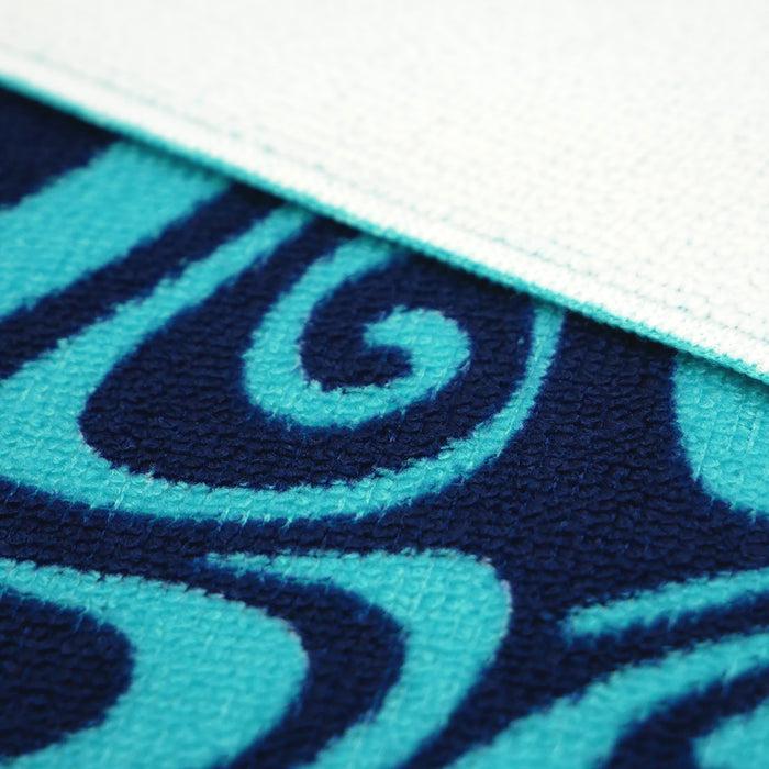 Le Comptoir De La Plage Serviette De Plage Microfibre Bleu 90x170 250g/m² - Piana