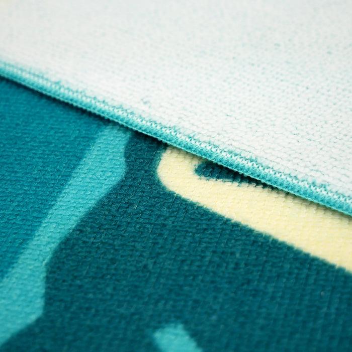 Le Comptoir De La Plage Serviette De Plage Microfibre Bleu 90x170 250g/m² - Bodri