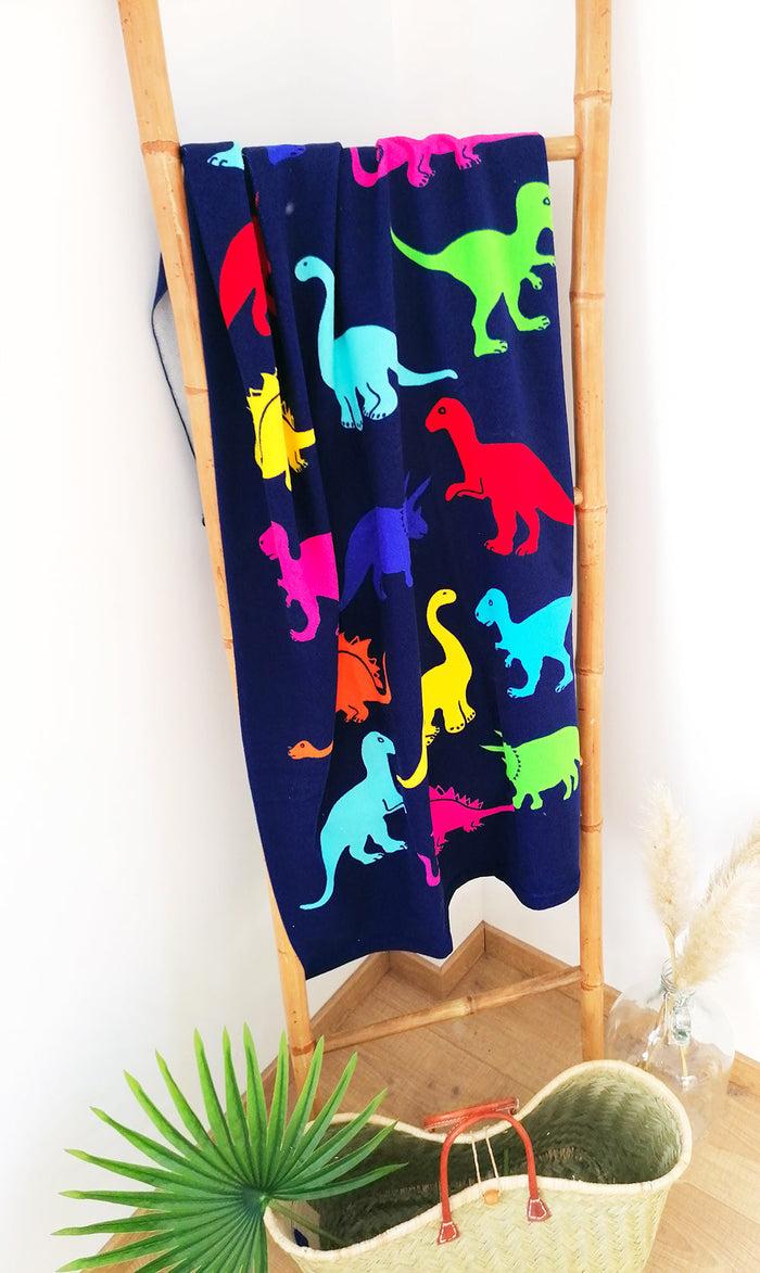 Le Comptoir De La Plage Serviette De Plage Microfibre Dino 70x140cm