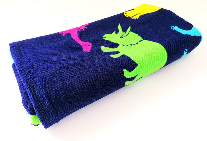 Le Comptoir De La Plage Serviette De Plage Microfibre Dino 70x140cm