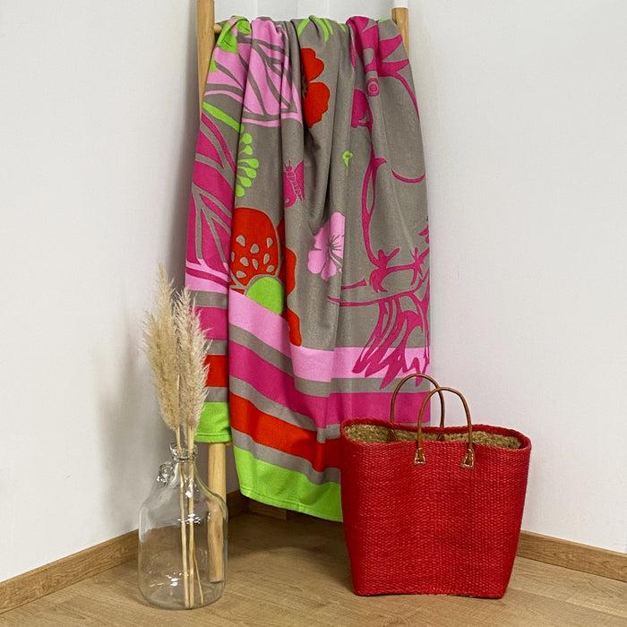 Le Comptoir De La Plage Serviette De Plage Microfibre Malaga 140x170cm