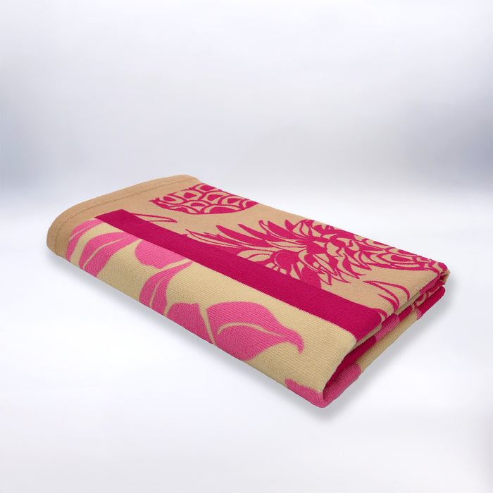 Le Comptoir De La Plage Serviette De Plage Microfibre Rose 90x170 220g/m² - Tropea