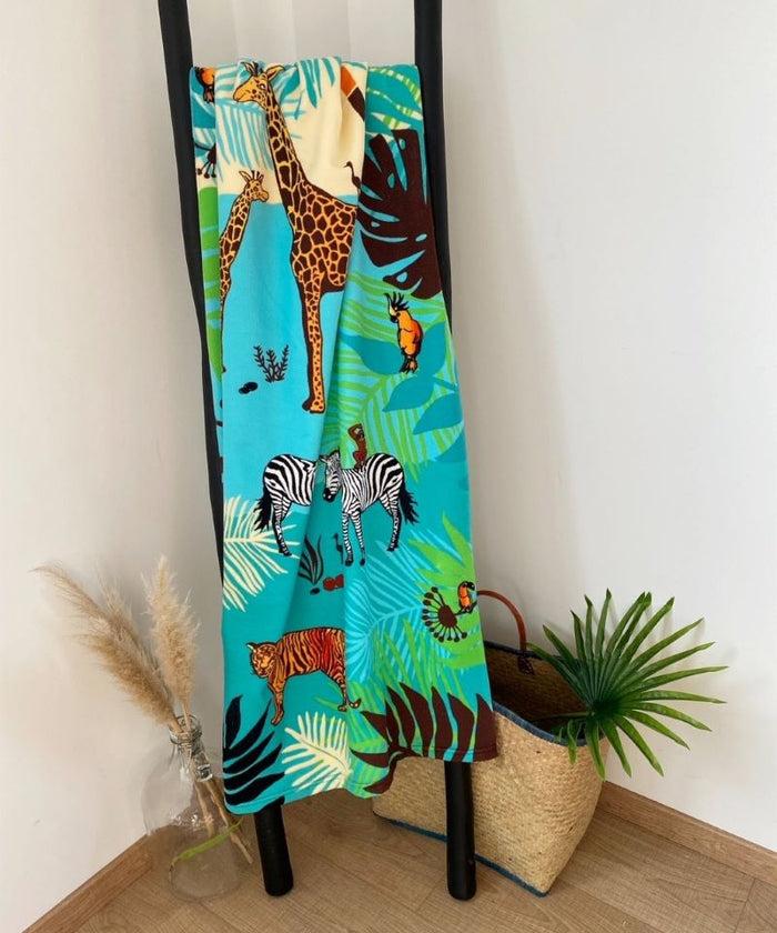 Le Comptoir De La Plage Serviette De Plage Microfibre Savana 70x140cm