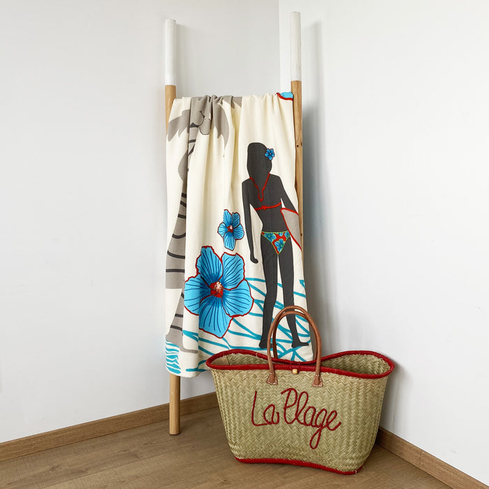 Le Comptoir De La Plage Serviette De Plage Microfibre Surftime 90x170cm