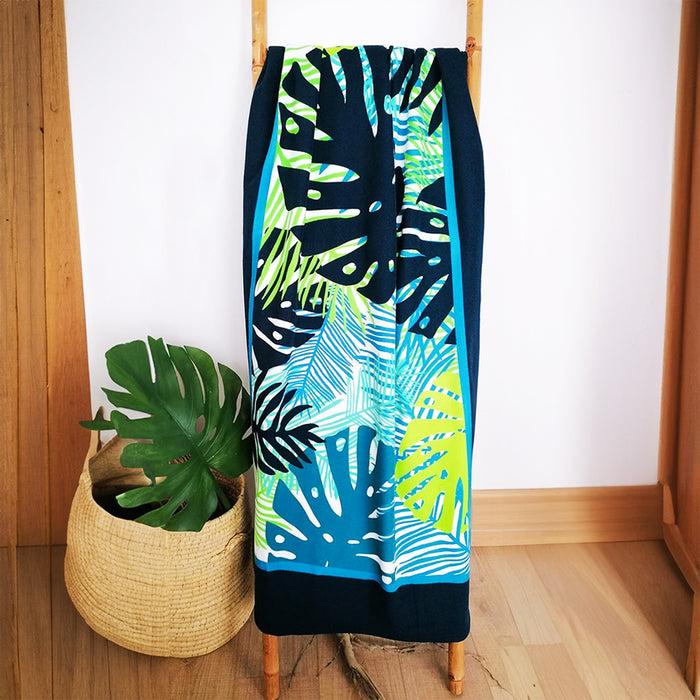 Le Comptoir De La Plage Serviette De Plage Microfibre Tropical Leaves 90x170cm