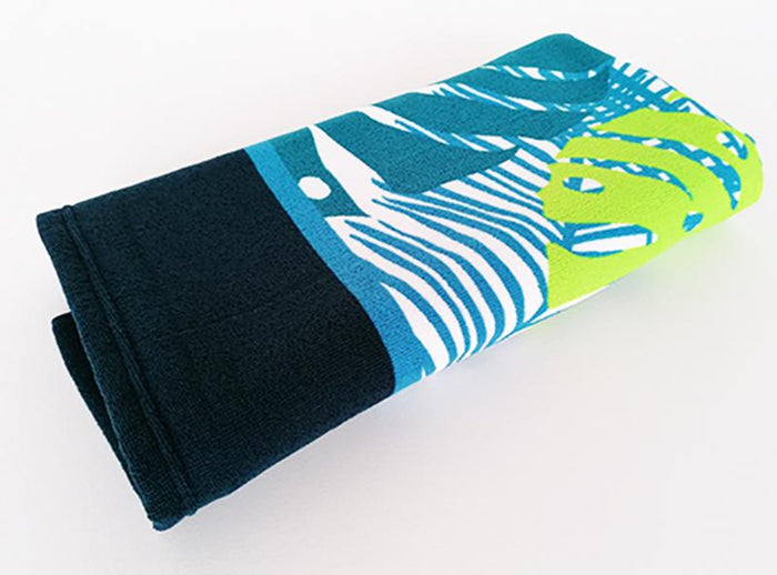 Le Comptoir De La Plage Serviette De Plage Microfibre Tropical Leaves 90x170cm
